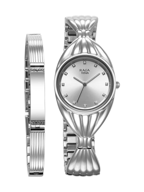 Titan 95254SM01F Raga Memoirs Analog Watch for Women with Bracelet-picture-34