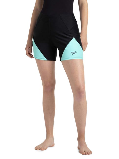 Speedo Black Regular Fit Sports Shorts