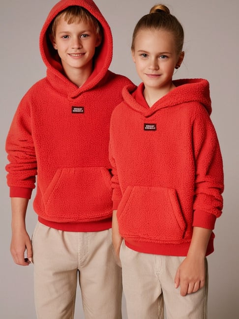 Cherry Crumble By Nitt Hyman Unisex Red Loose Fit Sweatshirt-picture-47