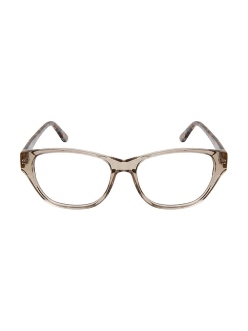 Ted Smith Premium Italian Brown Oval Eye Frames for Women-picture-32