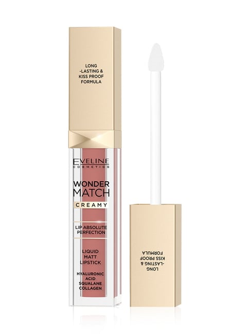 Eveline Cosmetics Wonder Match Creamy Matt Liquid Lipstick No 09 Dream Nude - 6.8 ml-picture-17