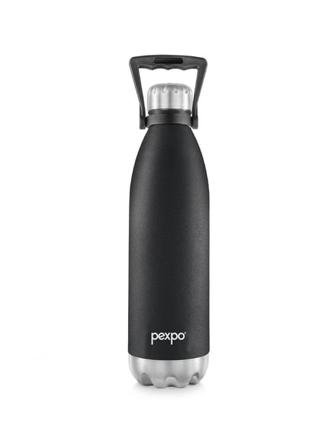 Pexpo Black Knight Stainless Steel Vacuum Insulated Water Bottle (2000 ml)