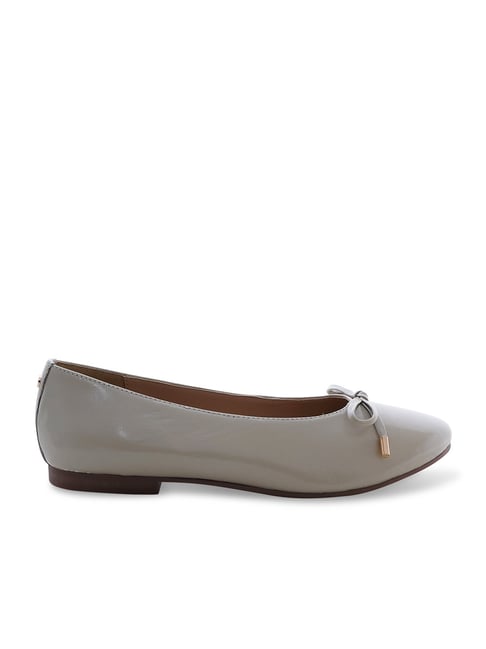 Kickers Women's KICK BRILL-IN Grey Flat Ballets-picture-41