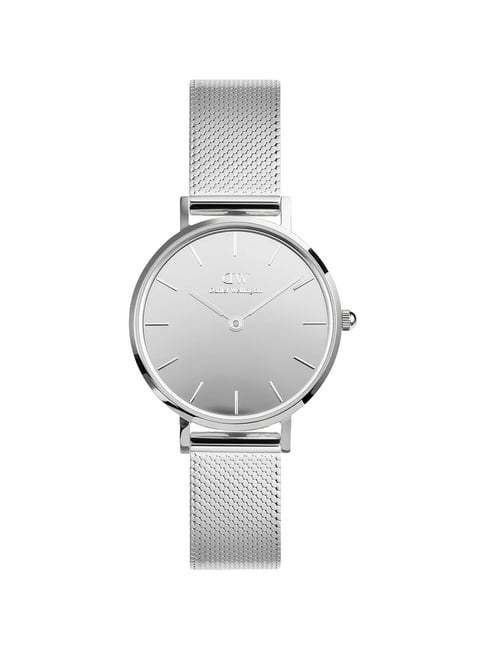 DANIEL WELLINGTON Petite Mirror Silver Round Dial Analogue Women Watch  DW00100796K