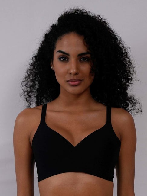 Soie Black Regular Fit Bra-picture-42