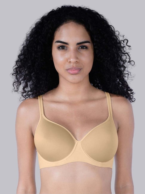 Soie Beige Regular Fit Bra-picture-31