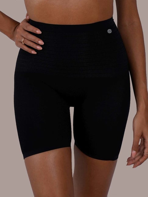 Soie Black Regular Fit Shapewear