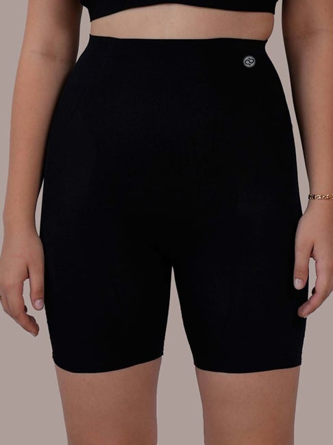 Soie Black Regular Fit Shapewear