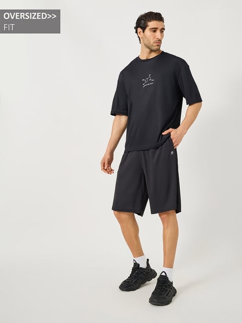 Styli Black Regular Fit Co-Ord Set-picture-20