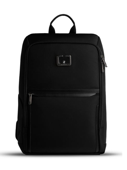 Scarters Black Textured Large Backpack-picture-17