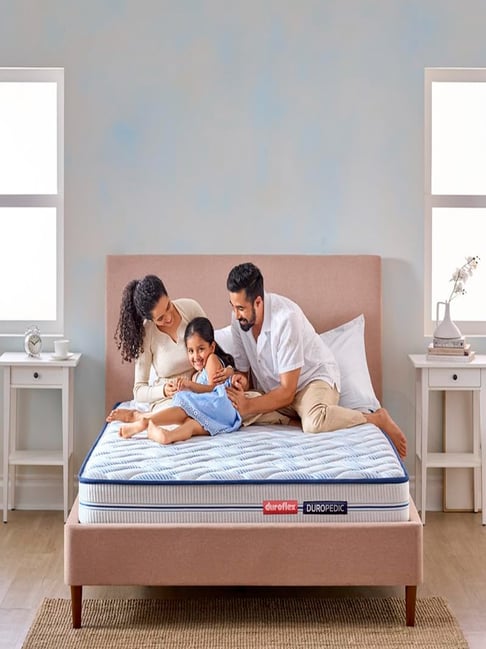 Duroflex White Doctor 5 Zone Dual Density Orthopedic Support Layer 6 Inch Single Size - 72X36X6 Inch