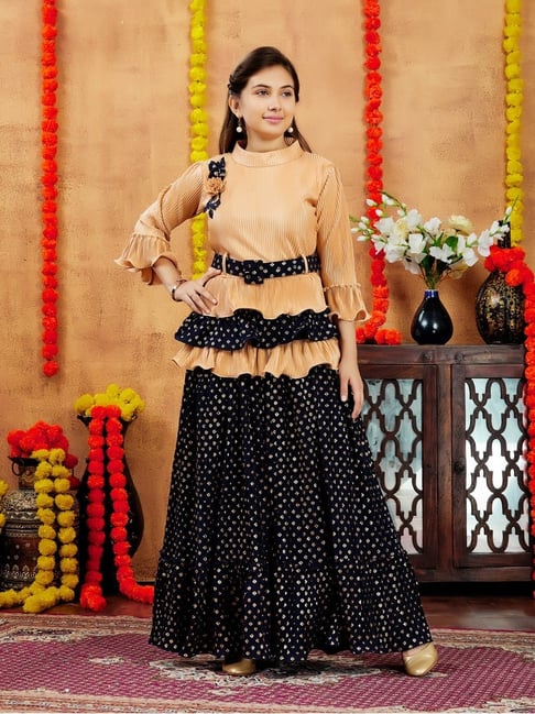 Aarika Girls Multicolor Printed Lehenga Choli Set-picture-41