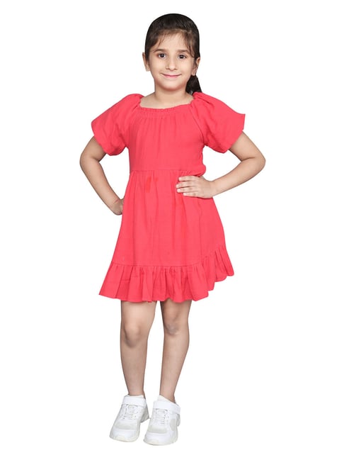 Zip Zap Zoop Girls Red Regular Fit Dress-picture-14