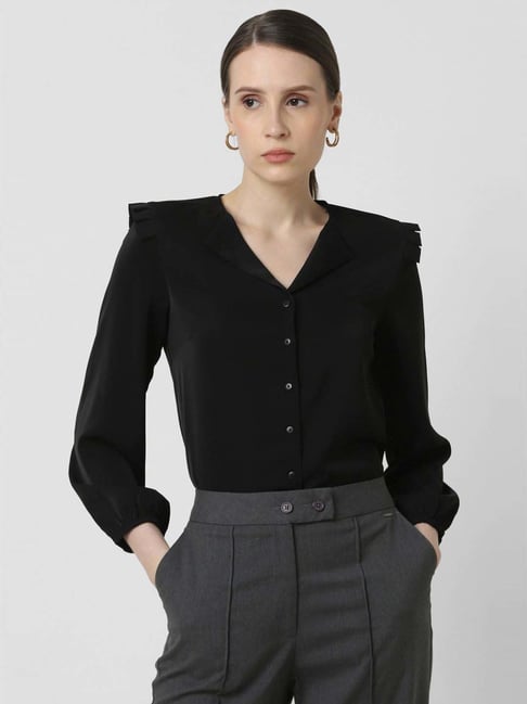 Van Heusen Black Regular Fit Shirt-picture-32