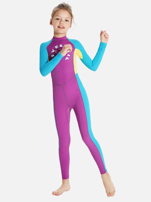 Little Surprise Box Unisex Mauve Comfort Fit Printed Swimsuit