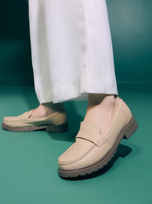 Inc.5 Women's Beige Casual Loafers-picture-47