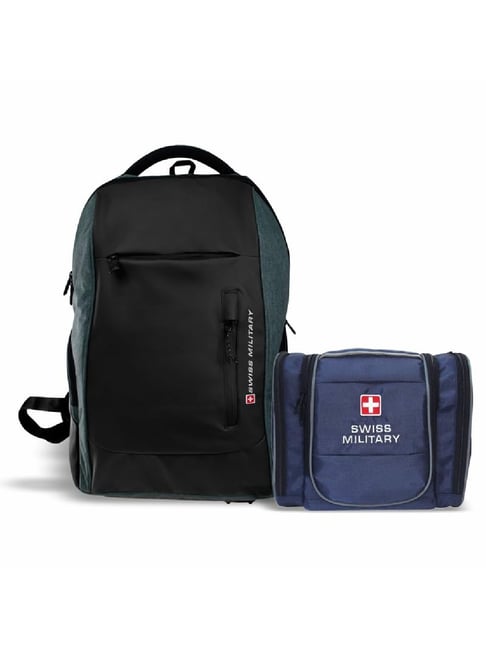 Buy Swiss Military Unisex Grey Laptop Backpack Online At Best