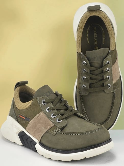 Buy Woodland Mens Olive Green Sneakers at Best Price Tata CLiQ