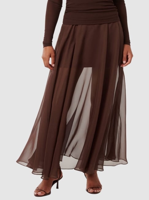 Forever New Lisette Sheer Maxi Skirt