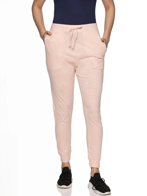 DOMIN8 Pink Cotton Regular Fit Joggers-picture-42