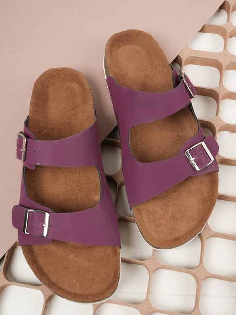 Mozafia Women's Purple Slides-picture-17