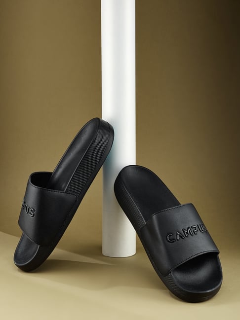 Campus Men's Black Slides