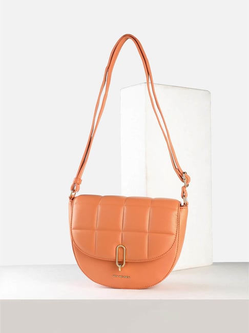 Van Heusen Women Orange Solid Casual Sling Bag-picture-38