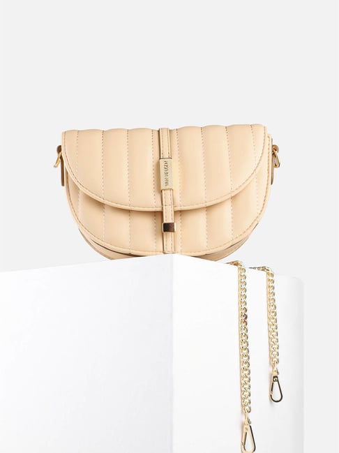 Van Heusen Women Beige Solid Casual Sling Bag-picture-35