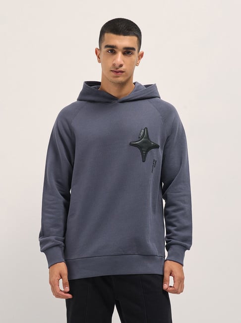 The Bear House Grey Cotton Regular Fit Hoodie-picture-42