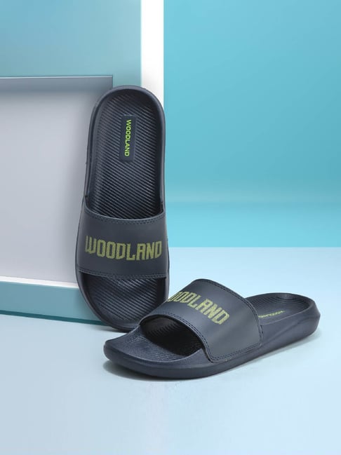 Woodland Men's Navy Slides