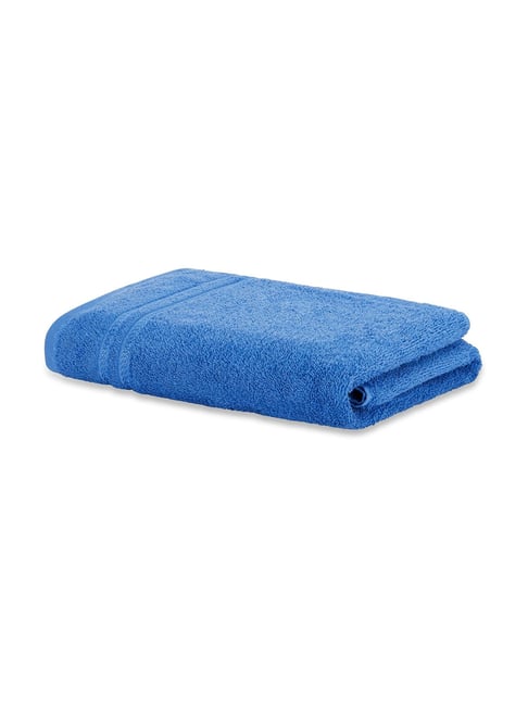 Welspun Navy Blue Cotton Quick Dry Super Soft Towel