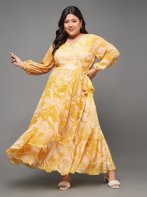 sachin and babi light blue dress Chiffon Sleeveless V Neck Swing Floral Maxi Dress