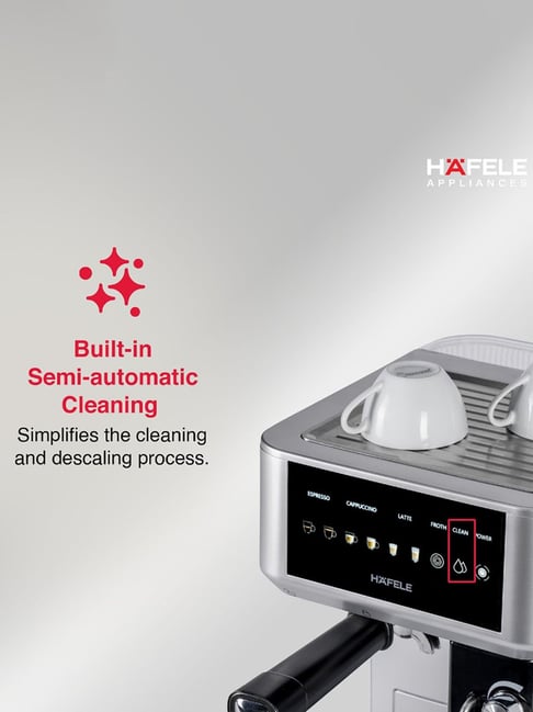 Buy Hafele Silver U Kaffee Nova Coffee Machine (1350 W) at Best