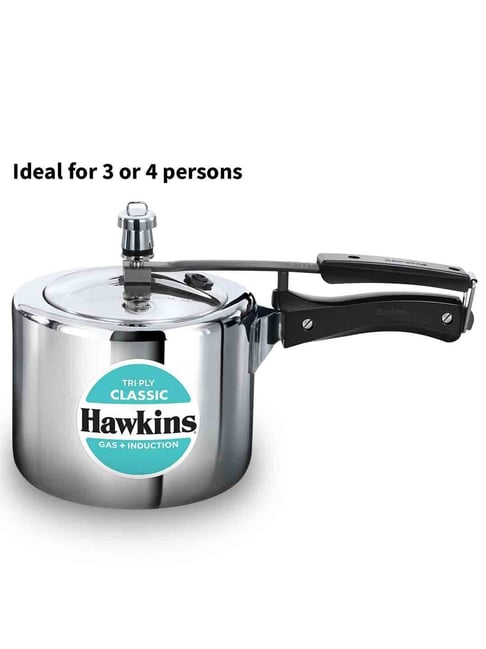 Hawkins Triply L Classic Pressure Cooker, Triply Induction Inner