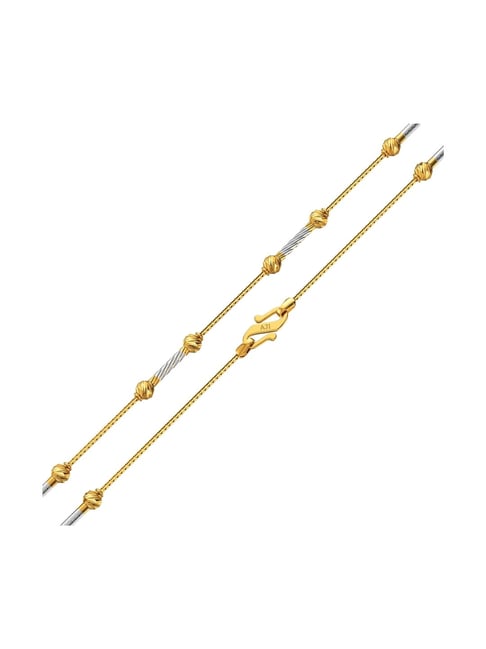 Joyalukkas 22k (916) Bead Stream Gold Snake Chain For Women