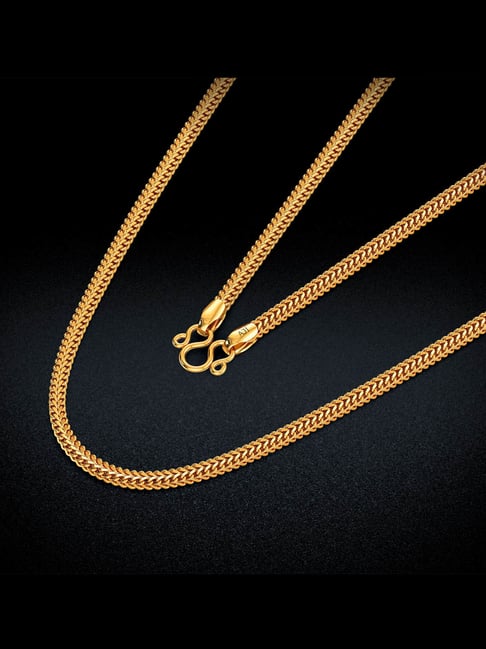Lightweight gold chain perfect for daily wear and special occasions.