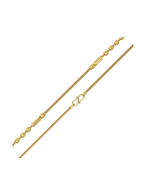Joyalukkas 22k (916) Beadscape Textures Gold Snake Chain For Women