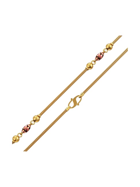Joyalukkas 22k (916) Textural Radiance Gold Snake Chain For Women