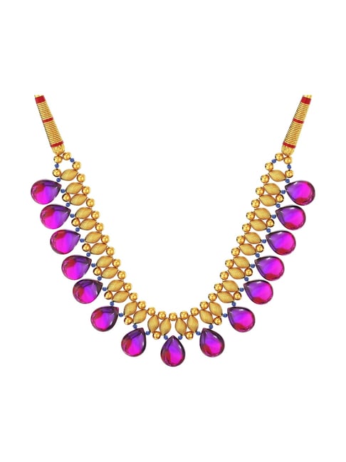 Joyalukkas 22k (916) Lavender Blush Gold Necklace For Women