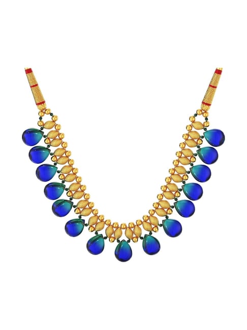 Joyalukkas 22k (916) Serene Wave Ombre Gold Necklace For Women