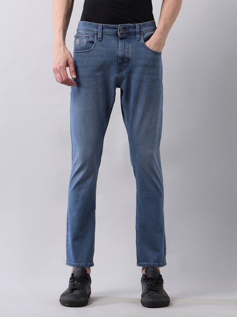 U.S. Polo Assn. Denim Co. Blue Cotton Slim Fit Jeans-picture-39