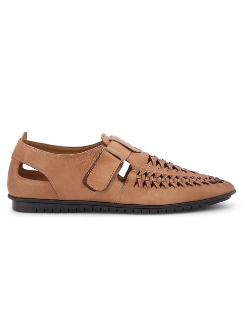 imperio by regal tan leather formal sandals