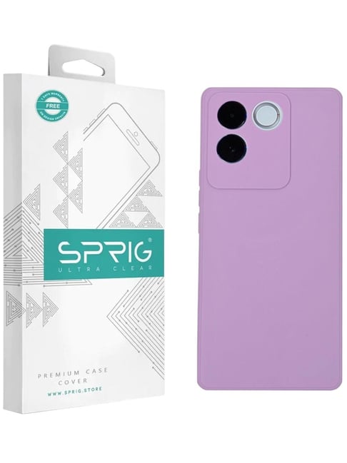 Sprig Back Cover for VIVO T2 PRO (Purple)-picture-48