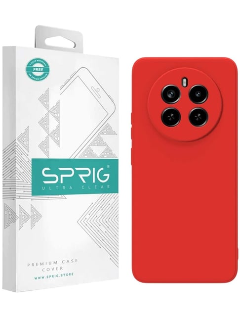 Sprig Back Cover for Realme Narzo 70 5G (Red)-picture-31