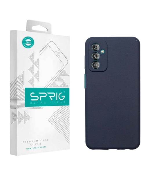 Sprig Liquid Silicone Back Cover for Samsung Galaxy M23 5G (Blue)-picture-42