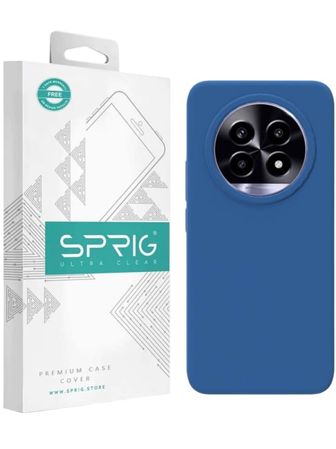 Sprig Back Cover for REALME 13 PRO (Blue)-picture-23