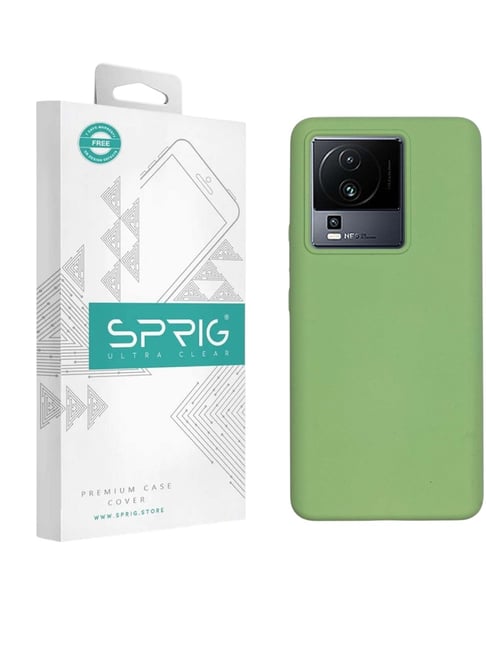 Sprig Liquid Silicone Back Cover for IQOO Neo 7 Pro 5G (Green)-picture-11
