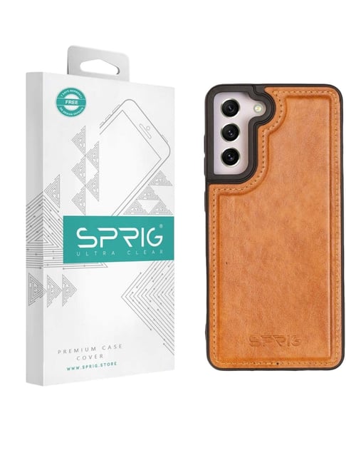 Sprig Glossy Leather Back Cover for Samsung Galaxy S21 FE 5G