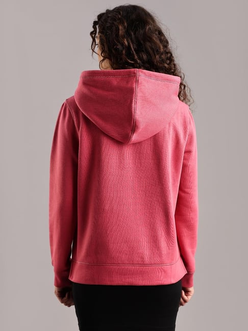 TOMMY HILFIGER Pink Cotton Logo Sweatshirt