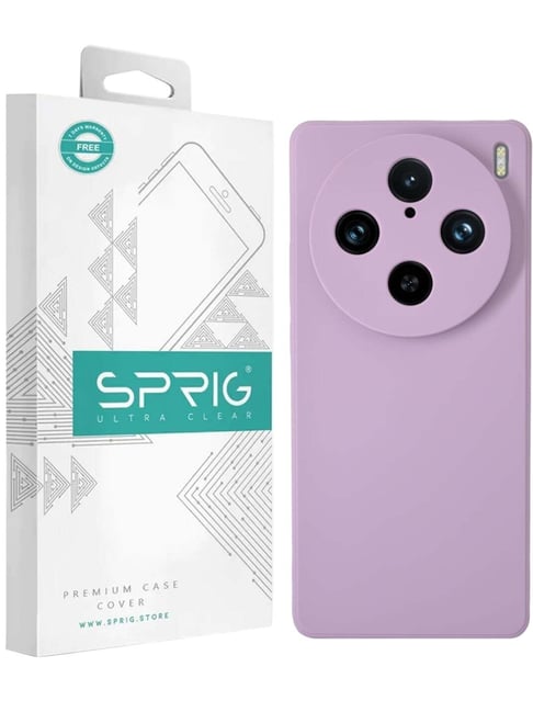 Sprig Back Cover for VIVO X100 PRO (Purple)-picture-43